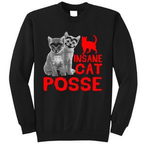 Cat Insane Cat Posse Gift Sweatshirt