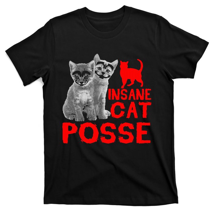 Cat Insane Cat Posse Gift T-Shirt