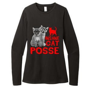 Cat Insane Cat Posse Gift Womens CVC Long Sleeve Shirt