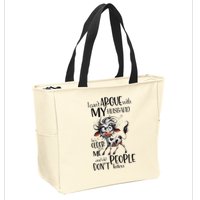 Cow I Can’T Argue With My Husband He’S Older Than Me Zip Tote Bag