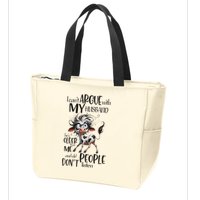 Cow I Can’T Argue With My Husband He’S Older Than Me Zip Tote Bag