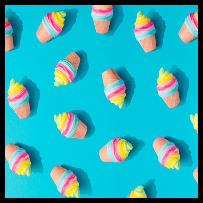 Colorful Ice Cream Pattern Backpack