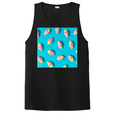 Colorful Ice Cream Pattern PosiCharge Competitor Tank