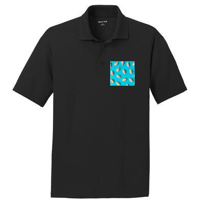 Colorful Ice Cream Pattern PosiCharge RacerMesh Polo