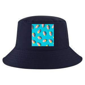 Colorful Ice Cream Pattern Cool Comfort Performance Bucket Hat