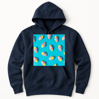 Colorful Ice Cream Pattern Hoodie