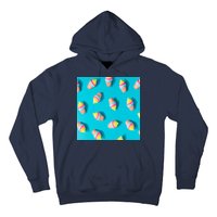 Colorful Ice Cream Pattern Hoodie