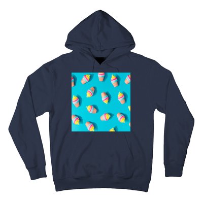 Colorful Ice Cream Pattern Hoodie