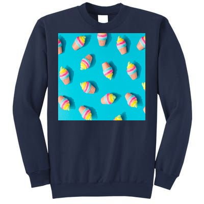 Colorful Ice Cream Pattern Sweatshirt