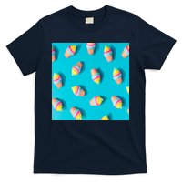 Colorful Ice Cream Pattern T-Shirt