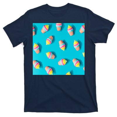 Colorful Ice Cream Pattern T-Shirt