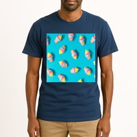 Colorful Ice Cream Pattern Tall T-Shirt