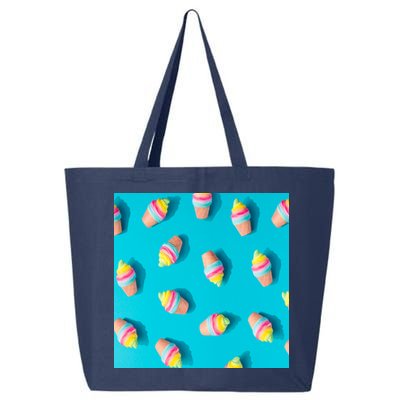 Colorful Ice Cream Pattern 25L Jumbo Tote