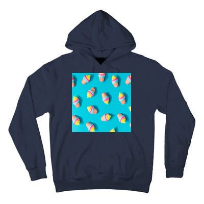 Colorful Ice Cream Pattern Tall Hoodie