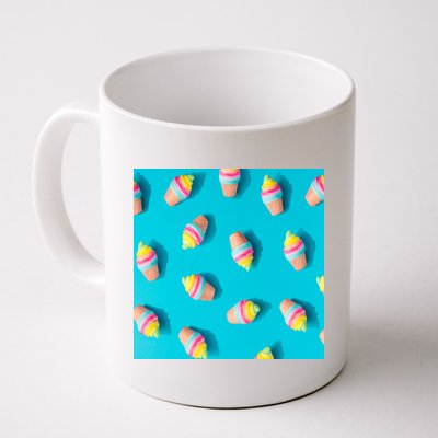 Colorful Ice Cream Pattern Coffee Mug