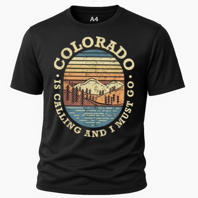 Colorado Is Calling And I Must Go Retro Performance Shirt