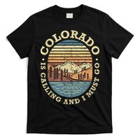 Colorado Is Calling And I Must Go Retro T-Shirt