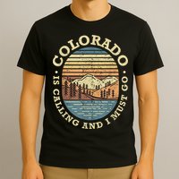 Colorado Is Calling And I Must Go Retro T-Shirt