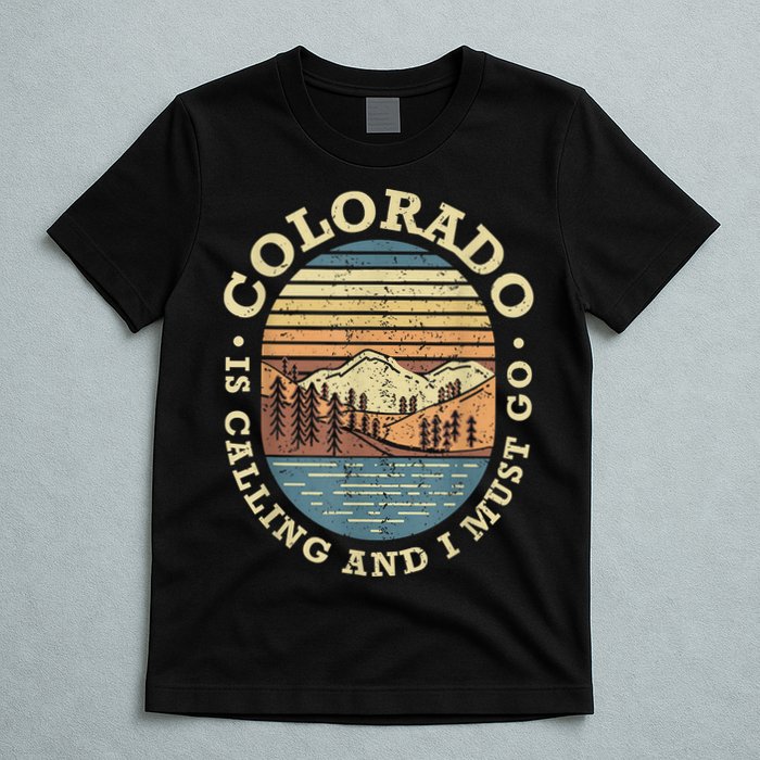Colorado Is Calling And I Must Go Retro T-Shirt