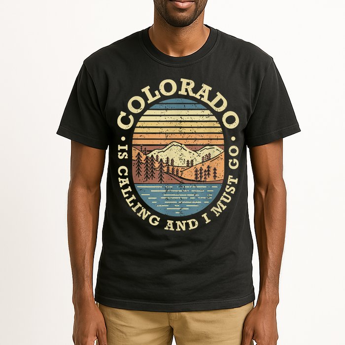 Colorado Is Calling And I Must Go Retro Tall T-Shirt