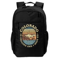 Colorado Is Calling And I Must Go Retro Backpack