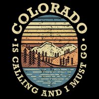 Colorado Is Calling And I Must Go Retro Backpack