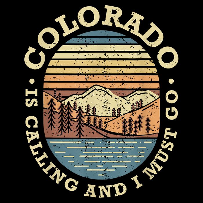 Colorado Is Calling And I Must Go Retro Backpack