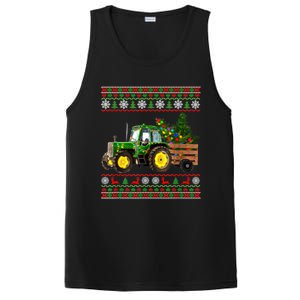 Christmas Is Coming Farmers Santa Claus Reindeer Tractor Cool Gift PosiCharge Competitor Tank