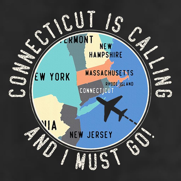 Connecticut Is Calling And I Must Go Connecticut State Microfiber Hand Towel
