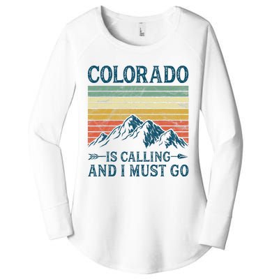 Colorado Is Calling And I Must Go Women's Perfect Tri Tunic Long Sleeve Shirt