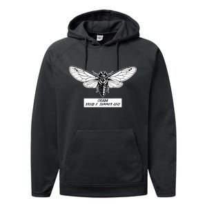 Cicada Brood X Summer 2021 Performance Fleece Hoodie