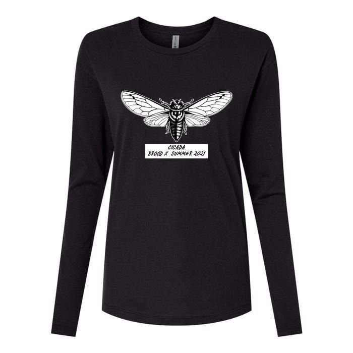 Cicada Brood X Summer 2021 Womens Cotton Relaxed Long Sleeve T-Shirt