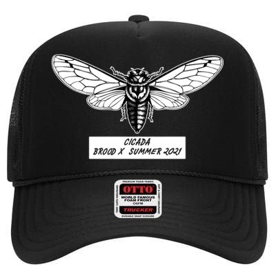 Cicada Brood X Summer 2021 High Crown Mesh Back Trucker Hat