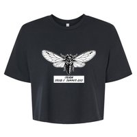 Cicada Brood X Summer 2021 Bella+Canvas Jersey Crop Tee