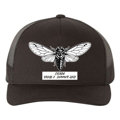 Cicada Brood X Summer 2021 Yupoong Adult 5-Panel Trucker Hat