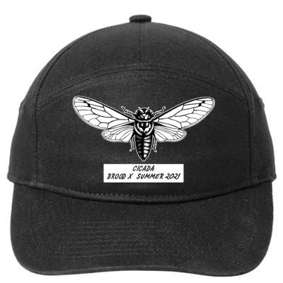 Cicada Brood X Summer 2021 7-Panel Snapback Hat