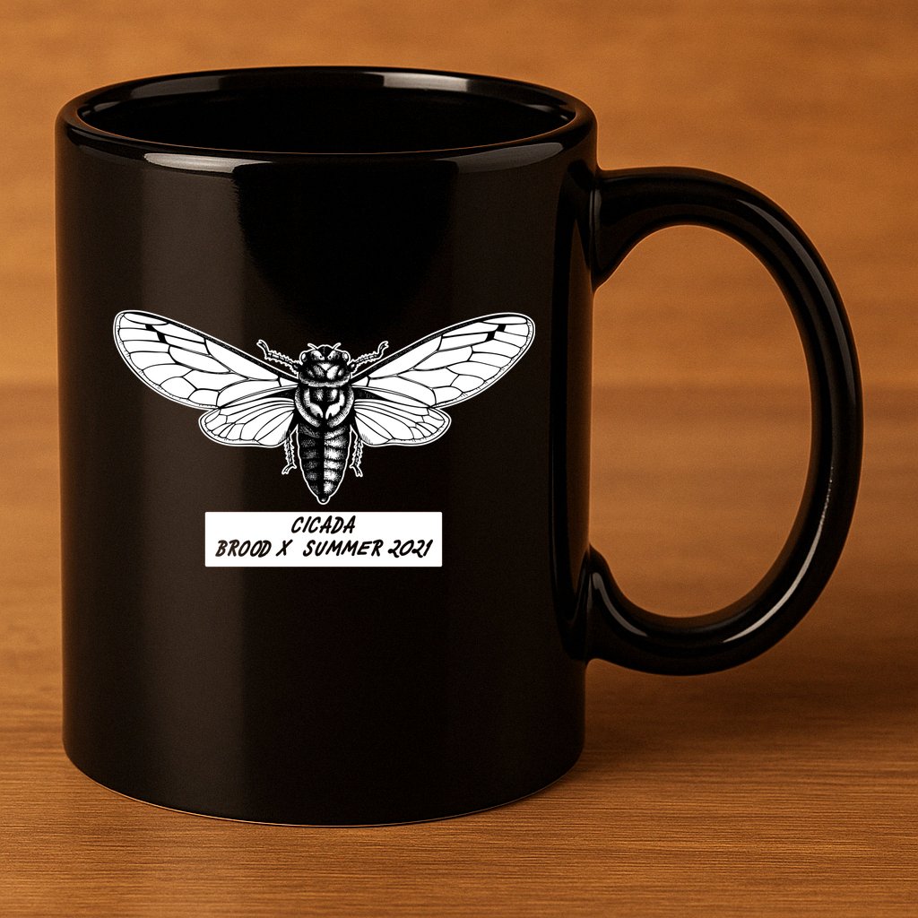 Cicada Brood X Summer 2021 11oz C Handle Ceramic Mug