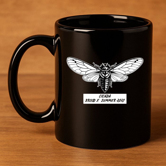 Cicada Brood X Summer 2021 11oz C Handle Ceramic Mug