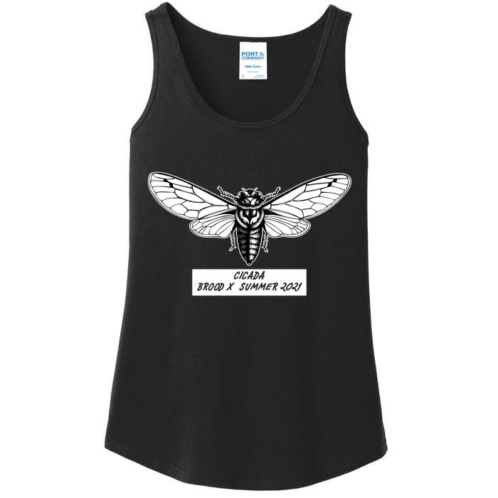 Cicada Brood X Summer 2021 Ladies Essential Tank