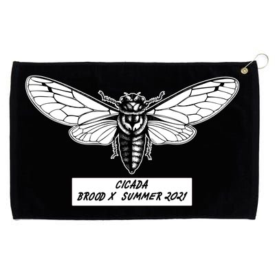 Cicada Brood X Summer 2021 Grommeted Golf Towel