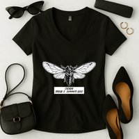 Cicada Brood X Summer 2021 Women's V-Neck T-Shirt