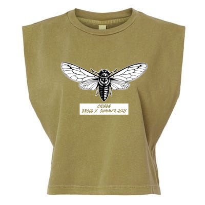 Cicada Brood X Summer 2021 Garment-Dyed Women's Muscle Tee