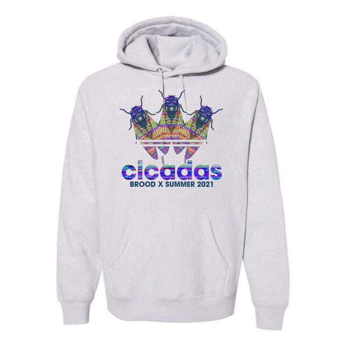 Cicadas Brood X Summer 2021 Sport Logo Premium Hoodie