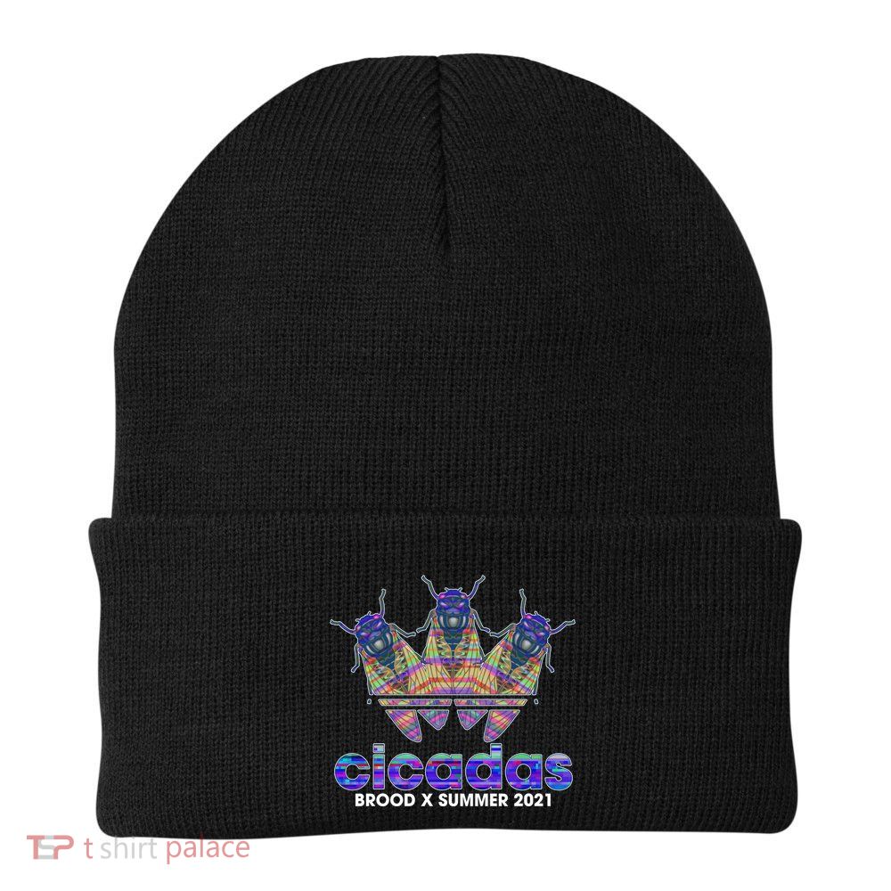 Cicadas Brood X Summer 2021 Sport Logo Knit Cap Winter Beanie