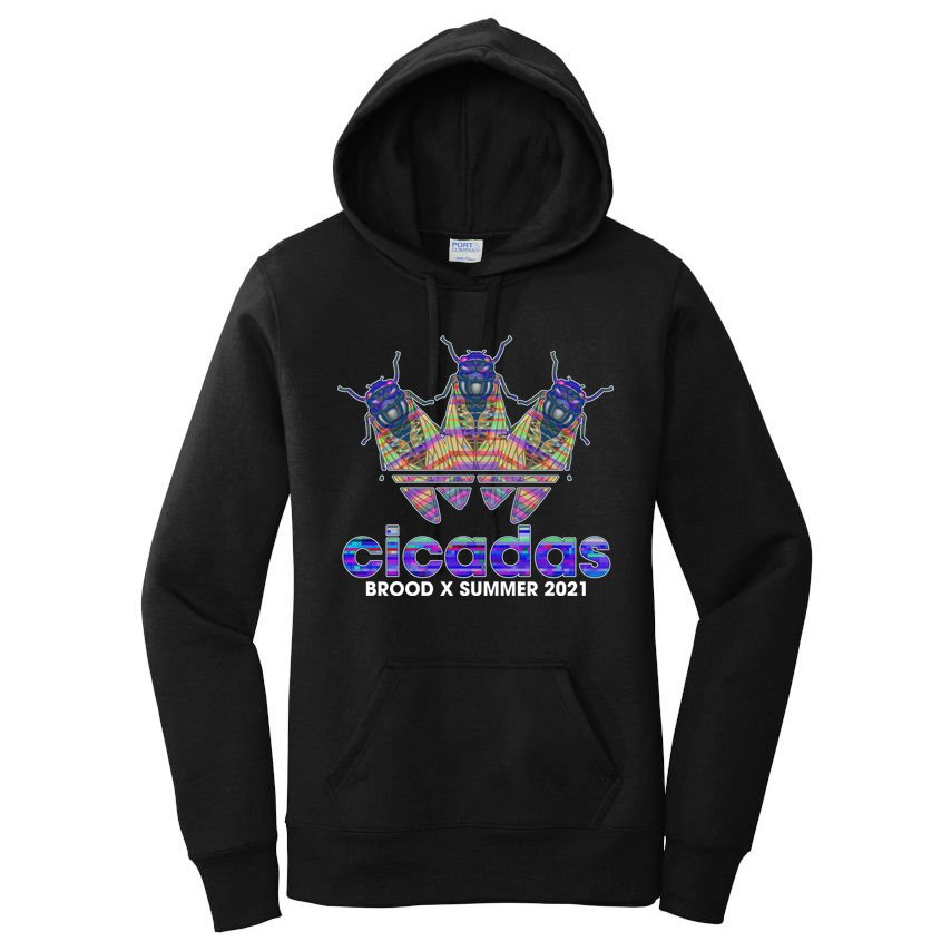 Cicadas Brood X Summer 2021 Sport Logo Women's Pullover Hoodie