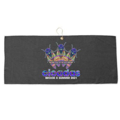 Cicadas Brood X Summer 2021 Sport Logo Large Microfiber Waffle Golf Towel