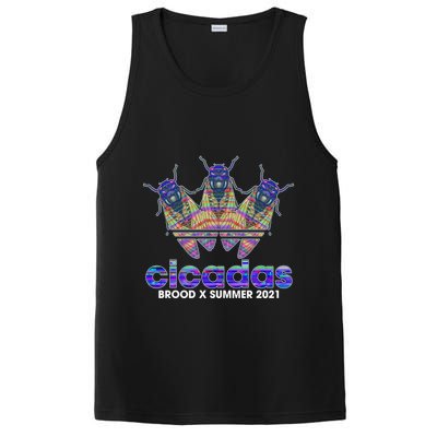 Cicadas Brood X Summer 2021 Sport Logo PosiCharge Competitor Tank