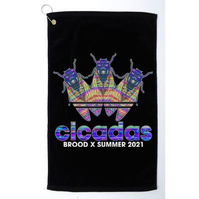 Cicadas Brood X Summer 2021 Sport Logo Platinum Collection Golf Towel