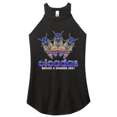 Cicadas Brood X Summer 2021 Sport Logo Women's Perfect Tri Rocker Tank