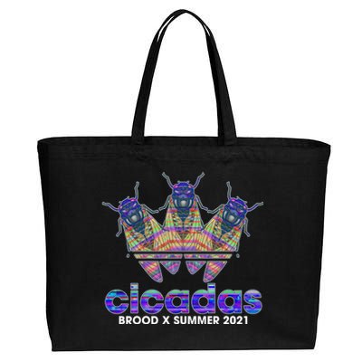 Cicadas Brood X Summer 2021 Sport Logo Cotton Canvas Jumbo Tote